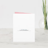 ブライドメイドカードになるか（薄いピンク） 招待状 (裏面)