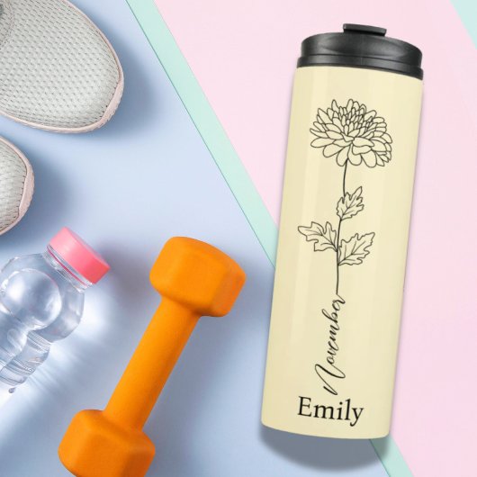 ブライドメイドキク11月誕生花 タンブラー