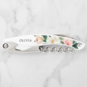 ブライドメイドギフトコルクスクリュー – エアリー赤面 ソムリエナイフ (正面)