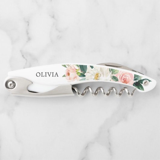 ブライドメイドギフトコルクスクリュー – エアリー赤面 ソムリエナイフ (正面)