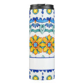 ブライドメイドギフトブライダルパーティはマジョリカブルーを好む タンブラー (裏面)