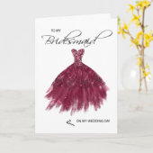 ブライドメイドサンキューカード カード (黄色い花)