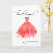 ブライドメイドサンキューカード カード (黄色い花)