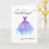 ブライドメイドサンキューカード カード (黄色い花)