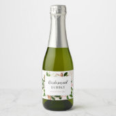 ブライドメイドバブリーブライダルパーティ提案 スパークリングワインラベル (正面)