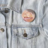 ブライドメイドバラ結婚フラワーズボタン 缶バッジ (インサイチュ)