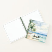 ブライドメイドビーチ結婚式 ノートブック (内部)