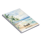 ブライドメイドビーチ結婚式 ノートブック (右側)