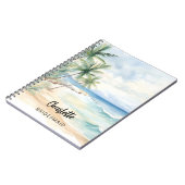 ブライドメイドビーチ結婚式 ノートブック (左側)