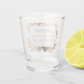 ブライドメイドフローラ秋紅葉結婚ズ ショットグラス (裏面)