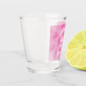 ブライドメイドプロポーザルBubbly Pink Cute Shot ショットグラス (左)