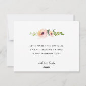 ブライドメイドプロポーズカード |クラフ素朴ト シーズンカード (裏面)