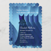 ブライドメイドランチョンブルードレスV01 招待状 (正面/裏面)