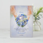 ブライドメイドリクエストカード 招待状 (スタンド正面)