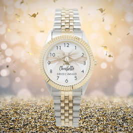 ブライドメイド弓ベージュのクリーム名 腕時計