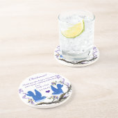 ブライドメイド披露宴ヴィンテージバードコースター コースター (側面)