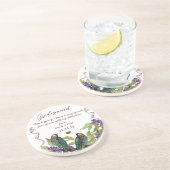 ブライドメイド披露宴ヴィンテージバードコースター コースター (側面)