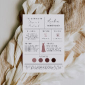 ブライドメイド提案とメイド・オブ・オーナー(花嫁付き添い人)カード 招待状