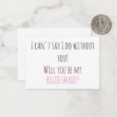 ブライドメイド提案カード ノートカード (正面/裏面インサイチュ)