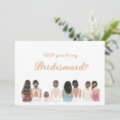 ブライドメイド提案カード 招待状 (スタンド正面)