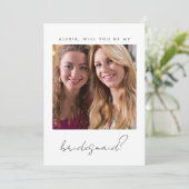 ブライドメイド提案カード 招待状 (スタンド正面)