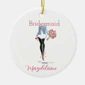 ブライドメイド提案ファッションクロスカスタムフローラ セラミックオーナメント (正面)