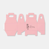 ブライドメイド提案ブライダル結婚のモディパーティーギフト フェイバーボックス (折り畳みなし)