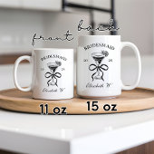ブライドメイド提案マグカップ | ブライダルパーティカスタムギフト コーヒーマグカップ