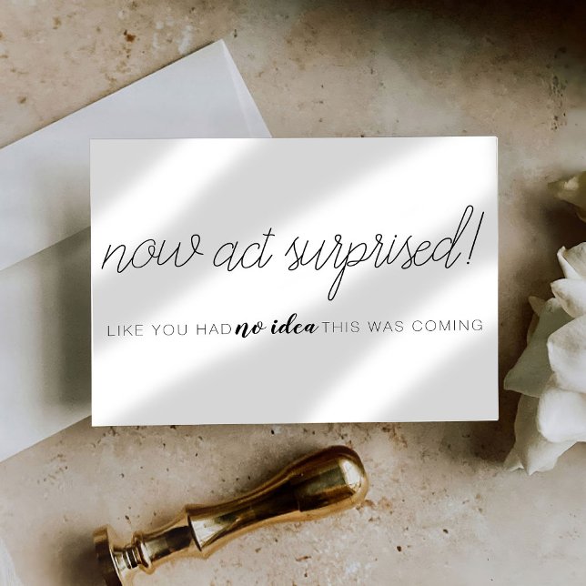 ブライドメイド提案今すぐAct驚いたカード (クリエイターアップロード済み)