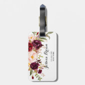 ブライドメイド素朴フローラ ラゲッジタグ (裏面縦)