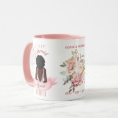 ブライドメイド風刺画プロポーザルありがとうごカスタムざう マグカップ (正面左)