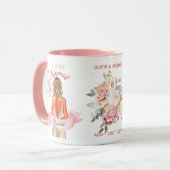 ブライドメイド風刺画プロポーザルありがとうごカスタムざう マグカップ (正面左)