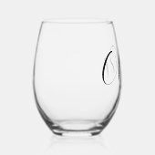 ブライドメイド飲み物用品 ステムなしワイングラス (右)