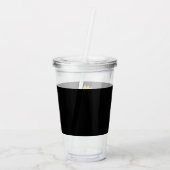 ブライドメイド・サンフラワー・カントリー・ウエデパーソナライズされたィング アクリルタンブラー (裏面)