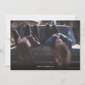 ブライドメイド・フォト・プロポーザル・コラモダンージエレガントュ 招待状 (裏面)