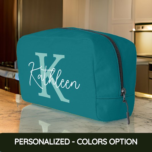 ブライドメイド＆女性のためのカスタムイニシャルコスメバッグ ドップキット