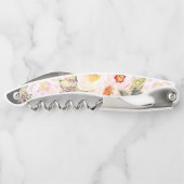 ブライドメイパーソナライズされたド赤面牡丹シャルボード ソムリエナイフ (裏面)