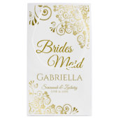 ブライドメイ結婚ドの抱き枕小 スモールペーパーバッグ (裏面)