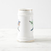 ブライドメイ結婚ドスタインヴィンテージブルーバード ビールジョッキ (中央)