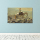 ブライドルパス、白い山々(ウィンスローホーマー) キャンバスプリント (インサイチュ (ウッドフロア))