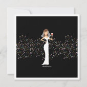 ブライドワモダンインバチェロレッテ招待状 招待状 (裏面)