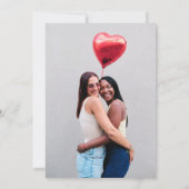 ブライド婚約パーティ 招待状 (裏面)