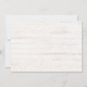 ブライド結婚ズドレス女性のカーボーイブーツブライダルシャワー 招待状 (裏面)