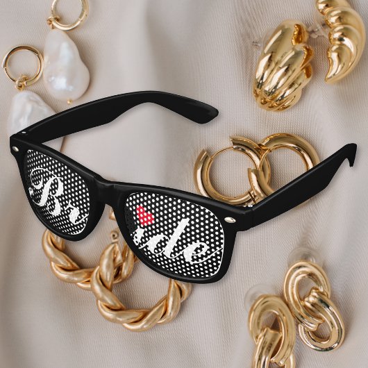 ブライド結婚ズバチェロレッテクールブラックシェード レトロサングラス