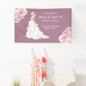 ブライド·インズ·ガウン結婚·ブライダルシャワー·ウェルカム 横断幕 (インサイチュ)