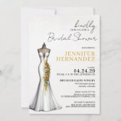 ブライド・イン・ブルーム ひまわり ブライダルシャワー 招待状 (正面)