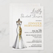 ブライド・イン・ブルーム ひまわり ブライダルシャワー 招待状 (正面/裏面)