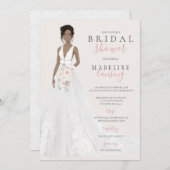 ブライド·イン·レー結婚スズガウン·ブライダルシャワー 招待状 (正面/裏面)