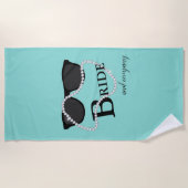 ブライド&カンパニー ダイヤモンド ティアラ パーティー ビーチタオル (正面)