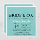 ブライド&コシャワー招待状 招待状 (正面/裏面)